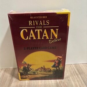 Rivals For Catan Deluxe 2 Player Game Card Board Teuber SEALED NEW Complete